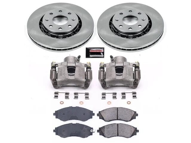 Kit de pastillas de freno delanteras y rotor Power Stop 46TVJB32 para Pontiac G3 2009 2010 Foto 1 de 1
