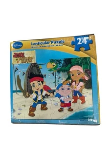Disney Jake and The Neverland Pirates Lenticular Puzzle 24 Pieces New - Picture 1 of 6