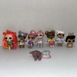 Lol Surprise dolls Lot Of 7 Sparkle Series Glitter Globe Winter Disco Surprise. - Picture 1 of 18
