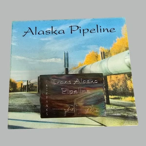Original Abschnitt Trans Alaska Ölleitung Kühlschrankmagnet Fairbanks - Bild 1 von 7