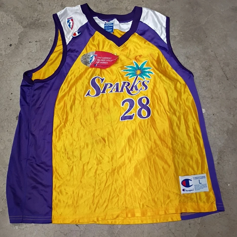 👾Champion Los Angeles Sparks WNBA Camiseta de Baloncesto Juvenil Talla L Foto 1 de 4