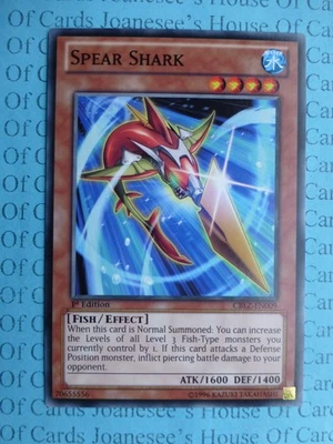 CBLZ-EN009 Spear Shark Yu-Gi-Oh Card 1st Edition New - Image 1 of 4