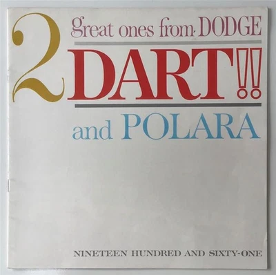 DODGE Dart & Polara USA LF Car Sales Brochure For 1961  81-205-1010 7.60 - Image 1 of 4