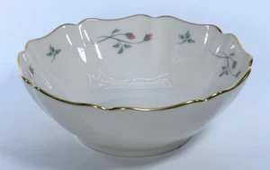 Lenox USA Porcelain "Rose Manor" Decorative  Bowl * 6" * Gold Trim * Ships Free! - Picture 1 of 9