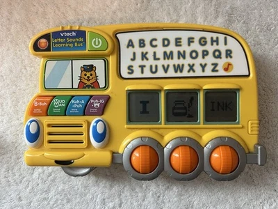 VTech Letter Sounds Learning Bus Tested Working - Image 1 of 4