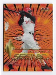 2000 Fleer Mystique Baseball Seismic Activity KEN GRIFFEY JR #1/10 SSP Insert - Picture 1 of 3