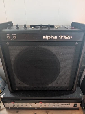Combo amplificador de guitarra Sunn Alpha 112r 1x12 (años 70) funcionando (pero necesita funcionar) Foto 1 de 3