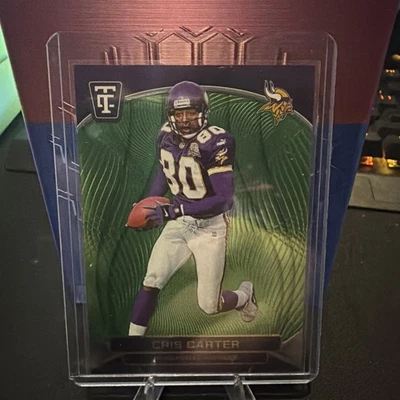 2024 帕尼尼完全认证-传奇 Cris Carter #193 绿色/99 — 第 1/2 张图片