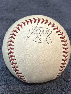 javier vazquez signed baseball autograph ball auto kk - Image 1 of 4