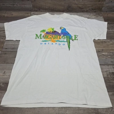 1999 Vintage Jimmy Buffet’s Margaritaville Orlando Logo Shirt Drinks - Men Large - Image 1 of 4