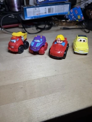 Lot of 4 Toy Cars – Little People, Tonka, Fisher-Price, and Pixar Cars - Image 1 of 4