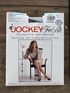 Vintage Jockey for Her Sheer Control Top Aubergine Medium Tall Pantyhose - Picture 1 of 6