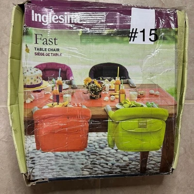 Cadeira de mesa Inglesina rápida portátil bebê cadeira alta preta - Imagem 1 de 4