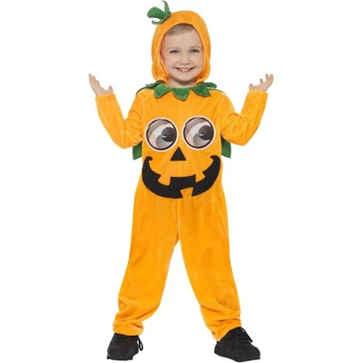 Pumpkin Jumpsuit Toddler Costume Size 3-4 Years NEW - image 1 of 4