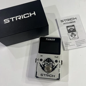 STRICH Tuner Guitar Pedal Precision Chromatic Drop Tuning 430-450Hz A4 True Bypa - Picture 1 of 4