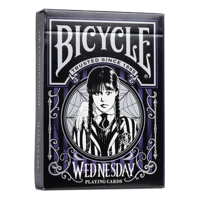 Bicycle Wednesday Addams Playing Cards, Poker Size Standard Index - Image 1 of 3