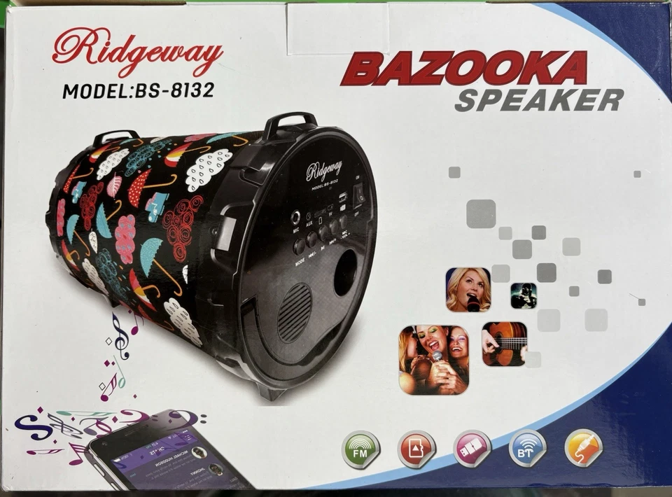 Ridgeway Model:BS-8132 Bazooka Speaker, New - Image 1 of 4