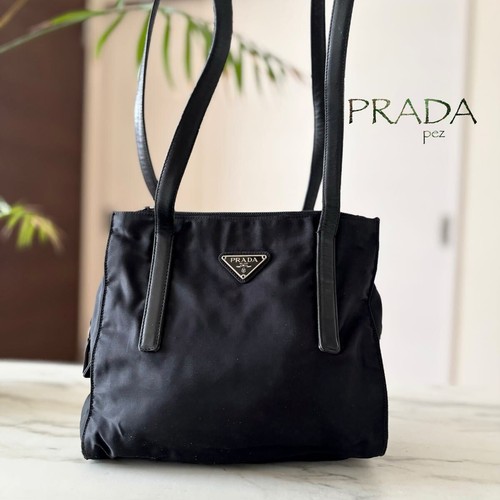 Super PRADA Teste Bag Homme Femme S Main Noir Léger Formel Bus