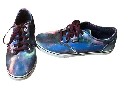 Zapatos deportivos VANS Atwood Cosmic Galaxy para mujer talla 7,5 con estampado de lona bajos Foto 1 de 4