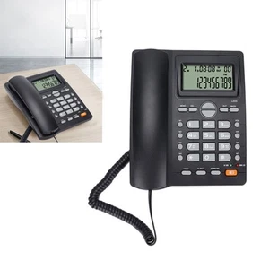 Corded Phone Noise Reduction Wired Telephone With Caller ID Mute Redial Funct FY - Zdjęcie 1 z 22