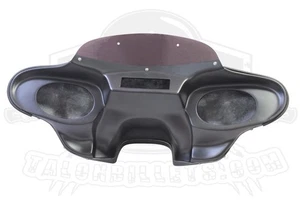 BATWING FAIRING WINDSHIELD 4 YAMAHA VSTAR V STAR 1300 GUARD 6x9" HOLES FIBER - Picture 1 of 5