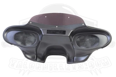 BATWING FAIRING WINDSHIELD 4 YAMAHA VSTAR V STAR 1300 GUARD 6x9" HOLES FIBER - Image 1 of 4