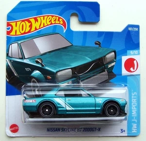 Hot Wheels Nissan Skyline HT 2000GT-X in green 1:64 Mattel 2022 - Picture 1 of 3