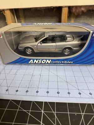 Anson Collectibles 1998 Mercedes Benz CLK Cabriolet 1:18 Scale  Diecast Car - Image 1 of 4