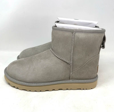 Botas UGG 1016222 Classic Mini II UGG Mid Pantorrilla Gris Fogata Mujer Talla 7 Foto 1 de 4