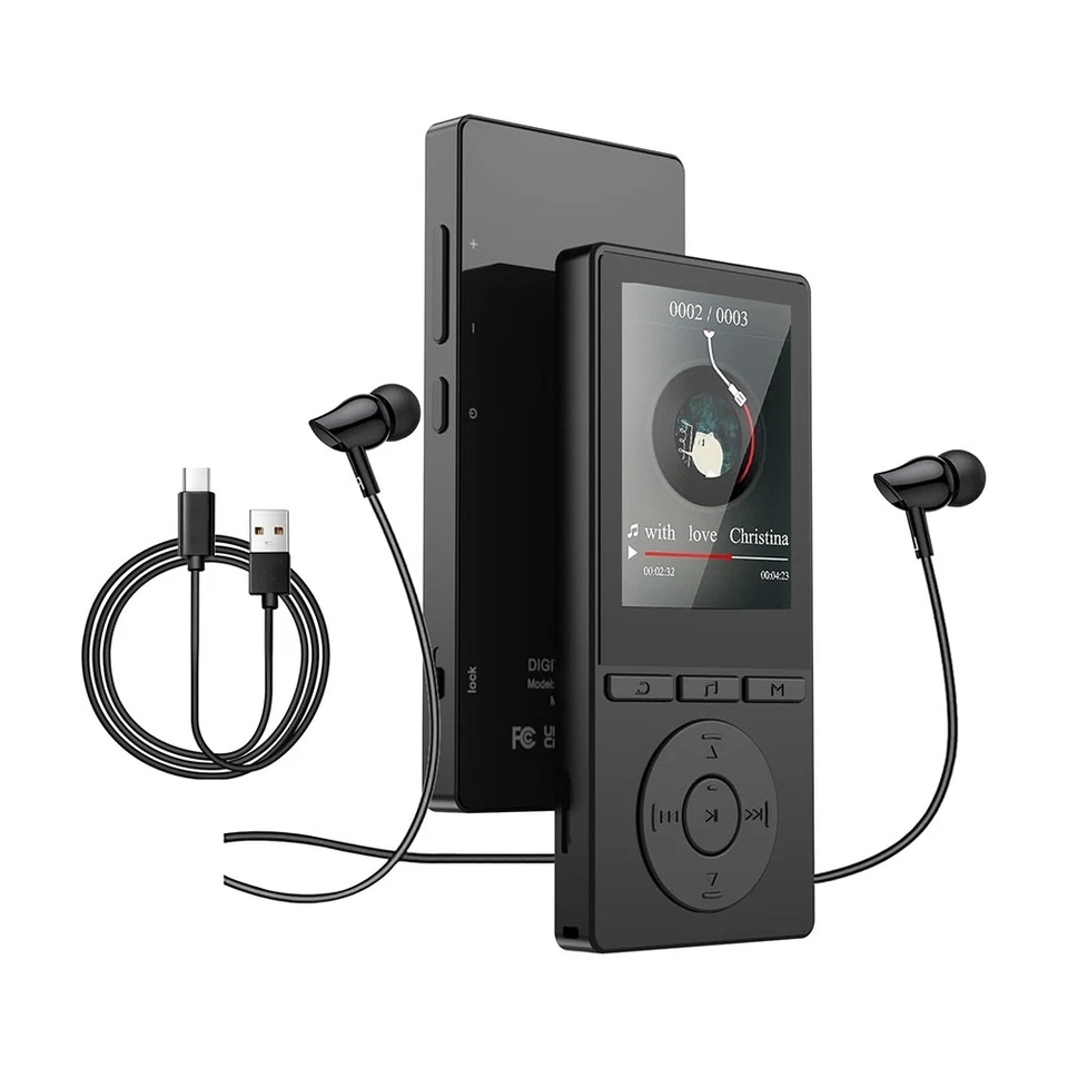 Lettore MP3 da 32 GB con Bluetooth, Lettore Musicale con Suono HiFi per Spo4472 - Immagine 1 di 1