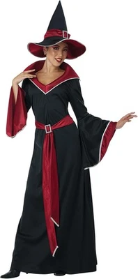 Рубин красный гламур ведьма злой готический карнавальный костюм для Хэллоуина костюм для взрослых - Изображение 1 из 3