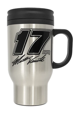 NASCAR Matt Kenseth #17 Tumbler 16oz Pewter Logo Stainless Travel Thermal Mug - Image 1 of 3