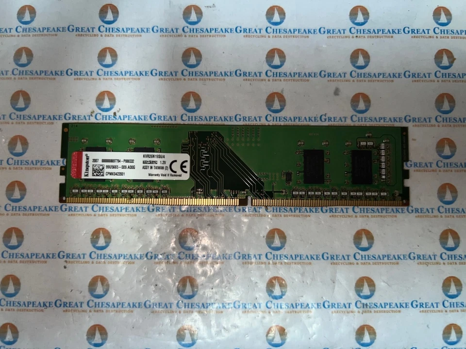 Kingston KVR26N19S6/4 4GB DDR4 2666MHz PC4-21300 DIMM 288Pin Desktop Ram TESTED! - Image 1 of 1