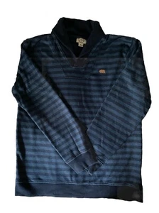 Lucky Brand California Boys Blue Stripe Long Sleeve Pullover Sweatshirt Top XL - Picture 1 of 4