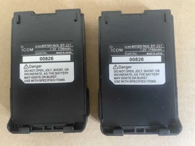 1x Replacement Battery BP227 for ICOM IC E85 IC F50 IC F60 IC F51V Power Supply - Image 1 of 4