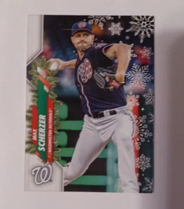 2020 Topps Holiday Walmart Short Print #HW37, Max Scherzer - Picture 1 of 6