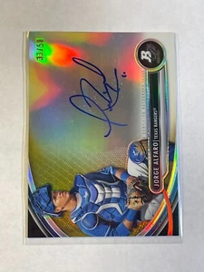 2013 Bowman Platinum Gold Refractor /50 - Auto Prospects #BPAP-JA Jorge Alfaro - Picture 1 of 2