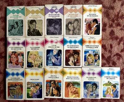 Lot de 16 Livres Harlequin – Collection Ancienne – Romance Vintage - Photo 1/2