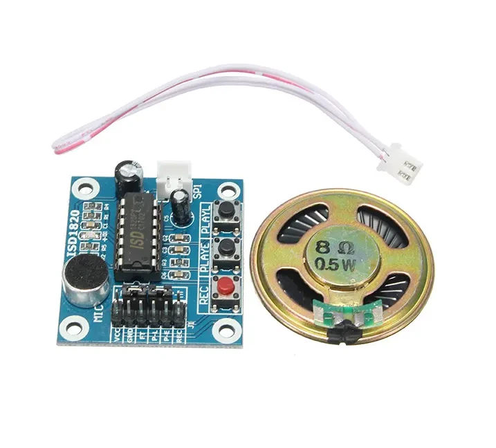 Module vocal ISD1820 3-5V Module d'enregistrement de son avec microphone Arduino - Photo 1/4