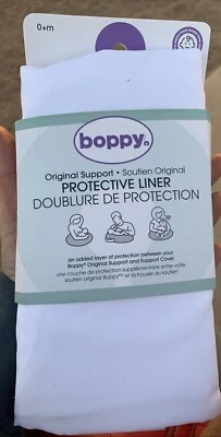 Forro de almohada de enfermería original Boppy, blanco brillante, lavable a máquina *solo cubierta Foto 1 de 3