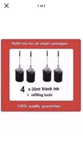 4x Refill Kits For Canon BC-01,BC-02 BX-2 BC02 Cartridges BJ-100 BJ-200 BJC-200 - Picture 1 of 1