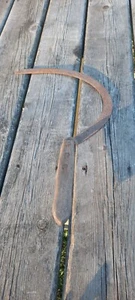 Old Vintage Primitive Hand Sickle Scythe Hay Grass Cutter Farm Tool - Picture 1 of 3