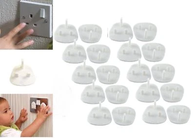 SHATCHI 12 X PLUG SOCKET COVER PROTECTOR BABY CHILD SAFETY Electric Insert MAINS SOCKET