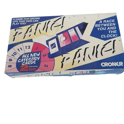 Vintage Panic! Board Game Original Production Complete 1987 CRONER 2nd ed - Image 1 of 4