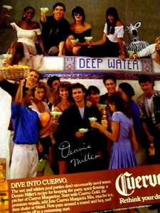 1988 Jose Cuervo Dennis Miller Wet & Wild Pool Party Originaldruck Anzeige 8,5 x 11" - Bild 1 von 1