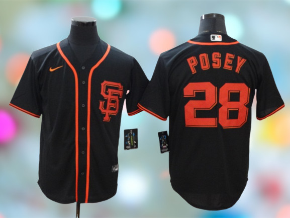 Majestic NEW 2XL Buster Posey #28 SF Giants Alternate Orange