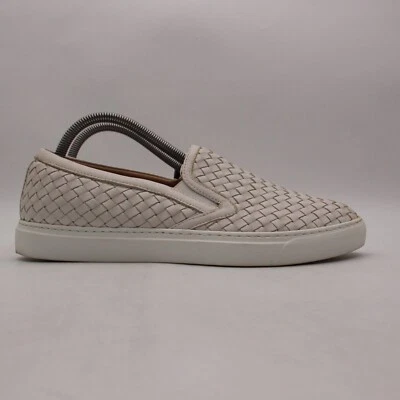 M. Gemi Woven Cerchio Dove Gray Women's Size EU 42 Slip-on Loafer Sneakers - Image 1 of 4