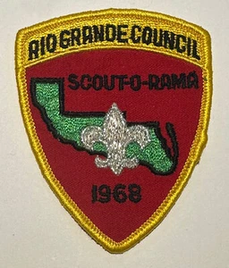 1968 Rio Grande Council SOR  Texas Boy Scout Patch TK2 - Picture 1 of 1