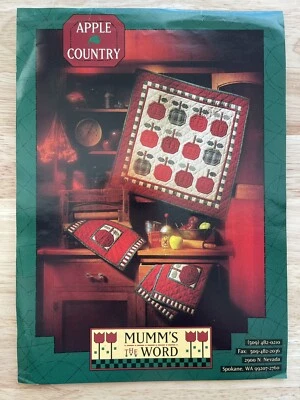 DEBBIE MUMM *APPLE COUNTRY* PATCHWORK QUILT & PLACEMAT PATTERN - Image 1 of 4