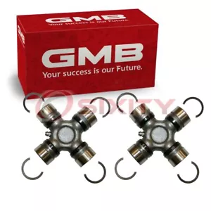 2 pc GMB Front Shaft All Universal Joints for 2002-2019 Chevrolet Silverado wr - Picture 1 of 5